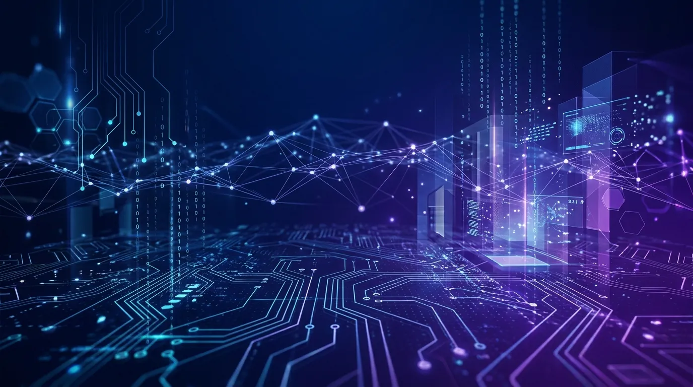 Futuristic AI Digital Background